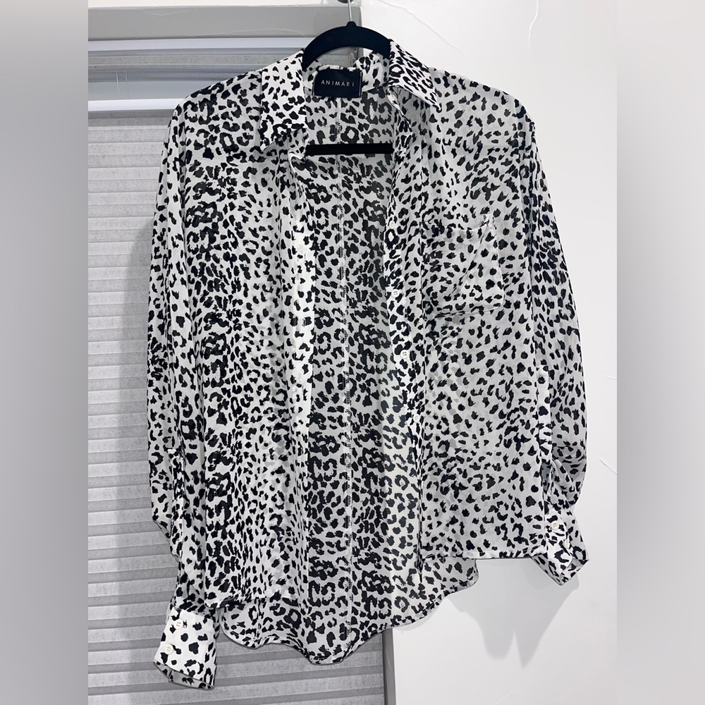 Animal Print Blouse